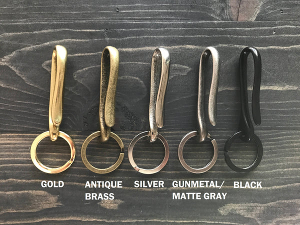 Antique Brass, Fish Hook Key Chain – Otych Goods Co. US Leather Workshop